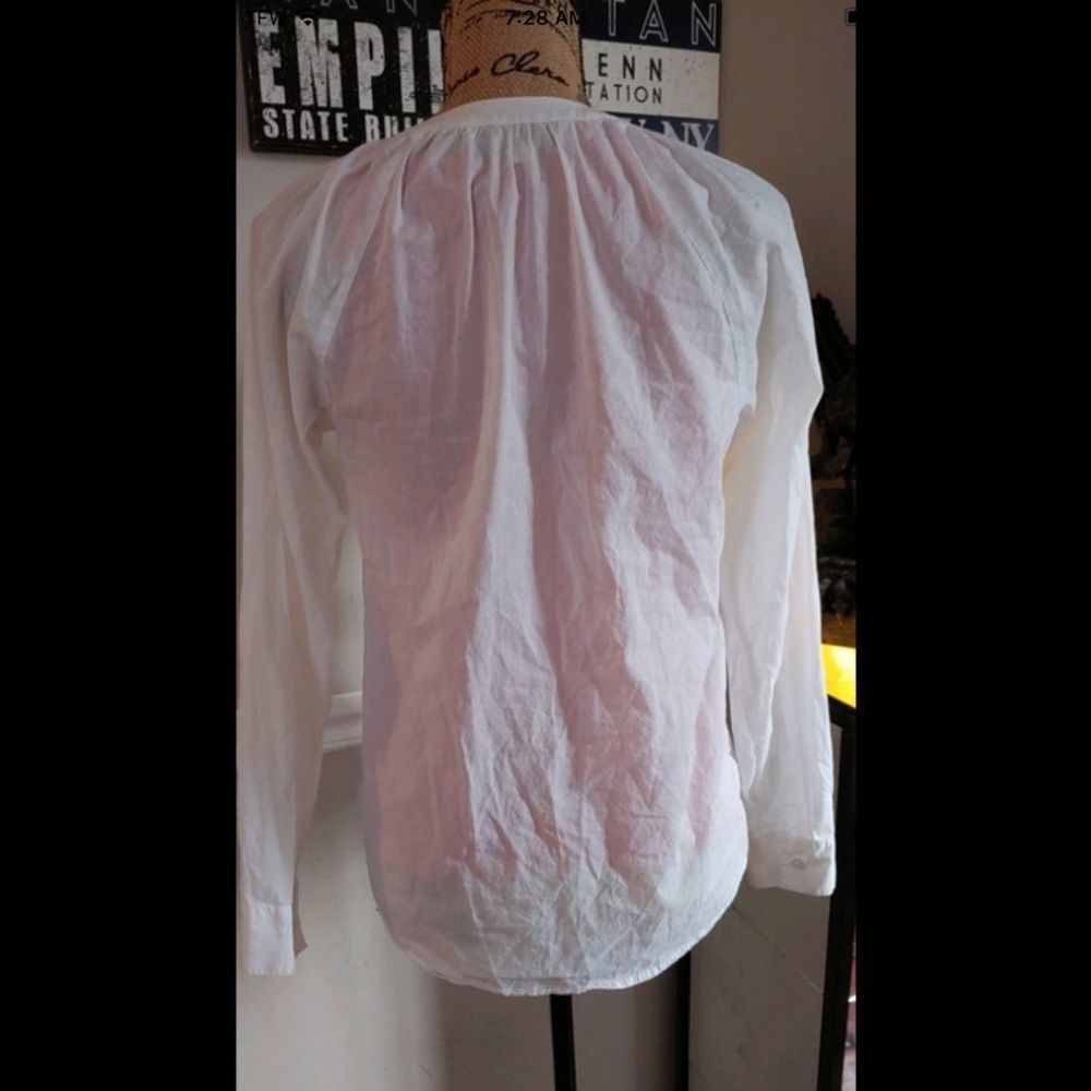 Loft Button Down Ruffled Blouse - image 2
